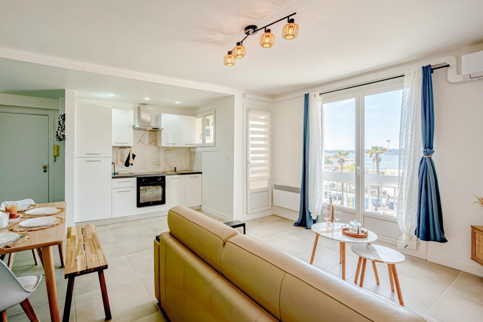 Air-Conditioned Apartment - Sea View Port Tolón Exterior foto